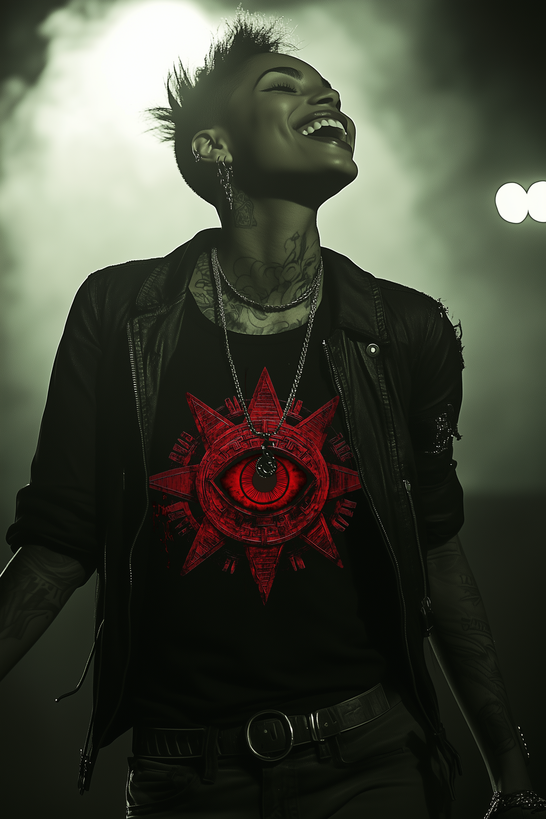 THE EYE OF ARIA - Womens Black Tee