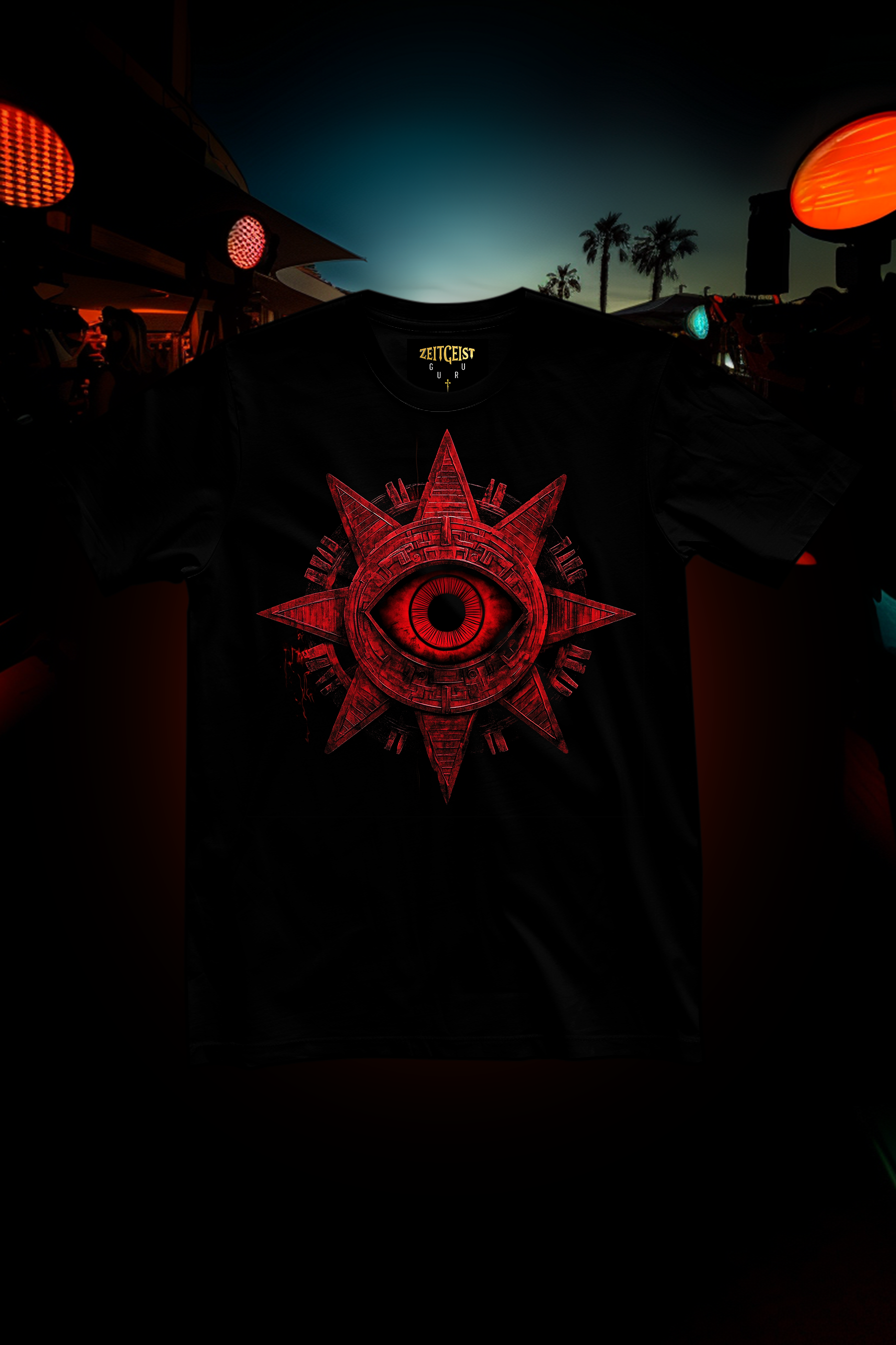 THE EYE OF ARIA - Womens Black Tee