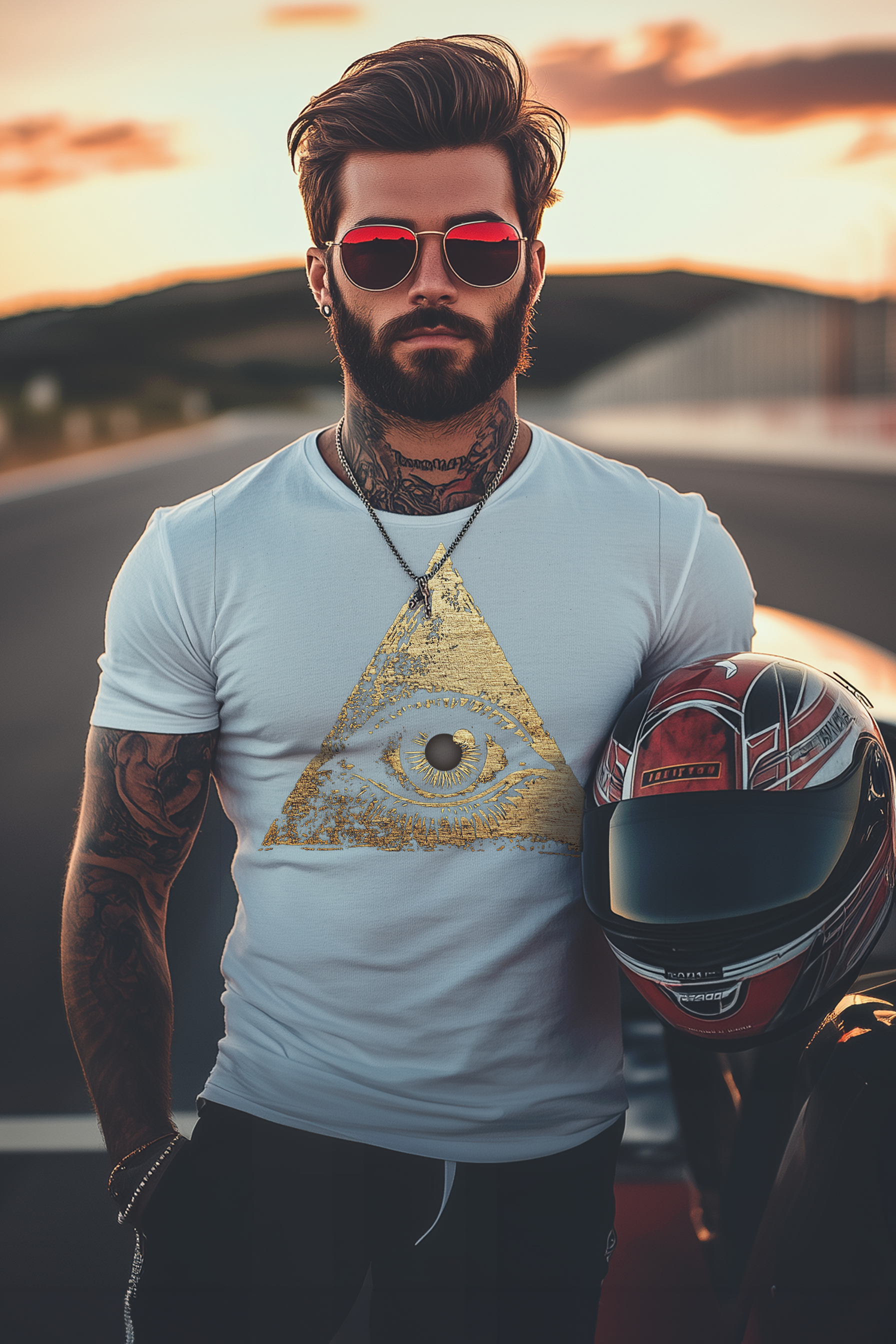 THE EYE OF DARIUS - Mens White Tee