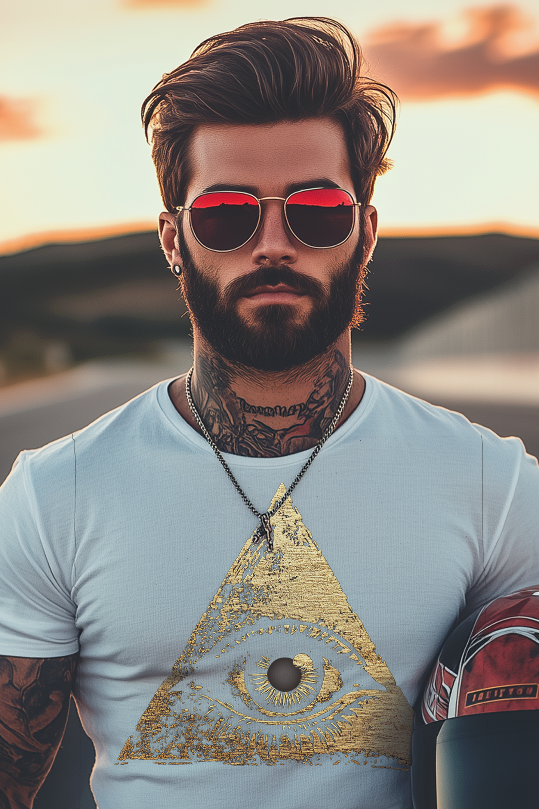 THE EYE OF DARIUS - Mens White Tee