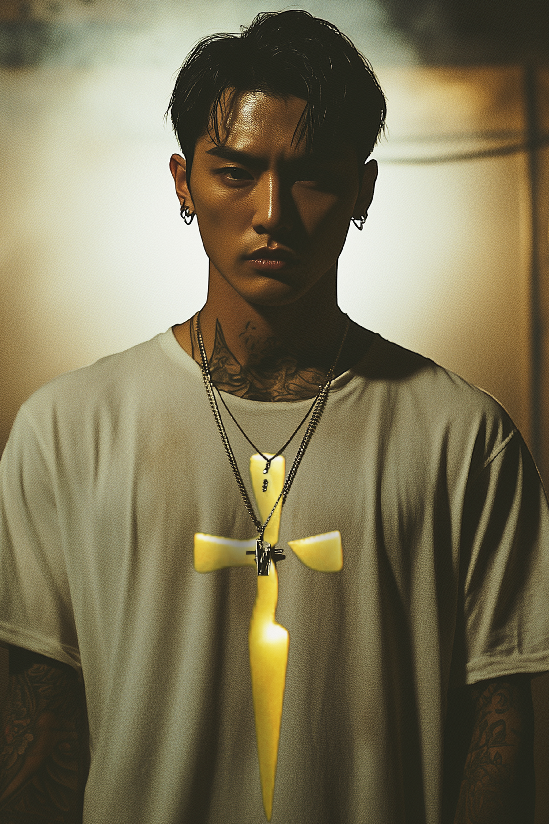 SIMPLE BLADE - Mens White Tee