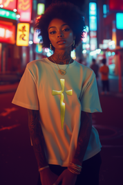 SIMPLE BLADE - Womens White Tee