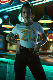ZG LOGO - Womens White Tee