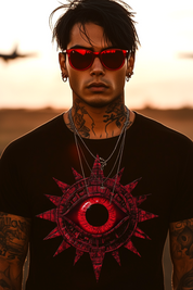 THE EYE OF CHANCE - Mens Black Tee