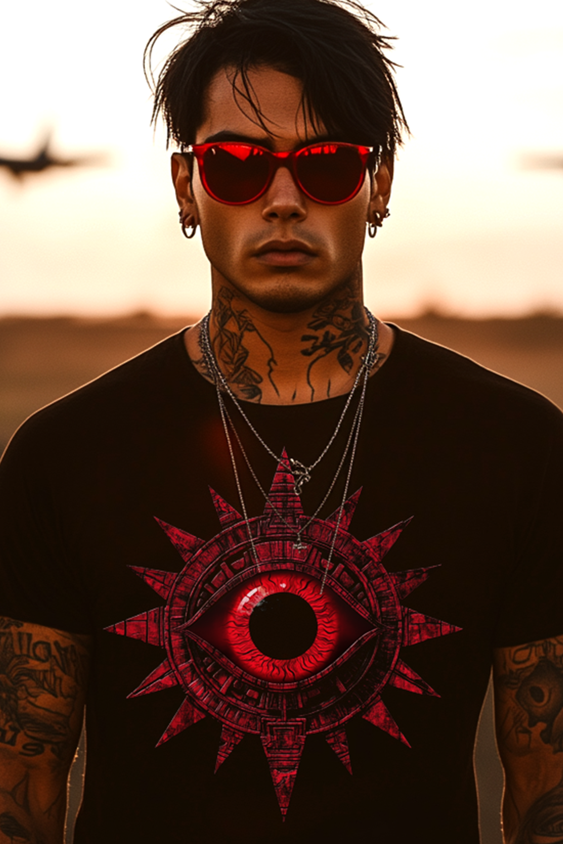 THE EYE OF CHANCE - Mens Black Tee