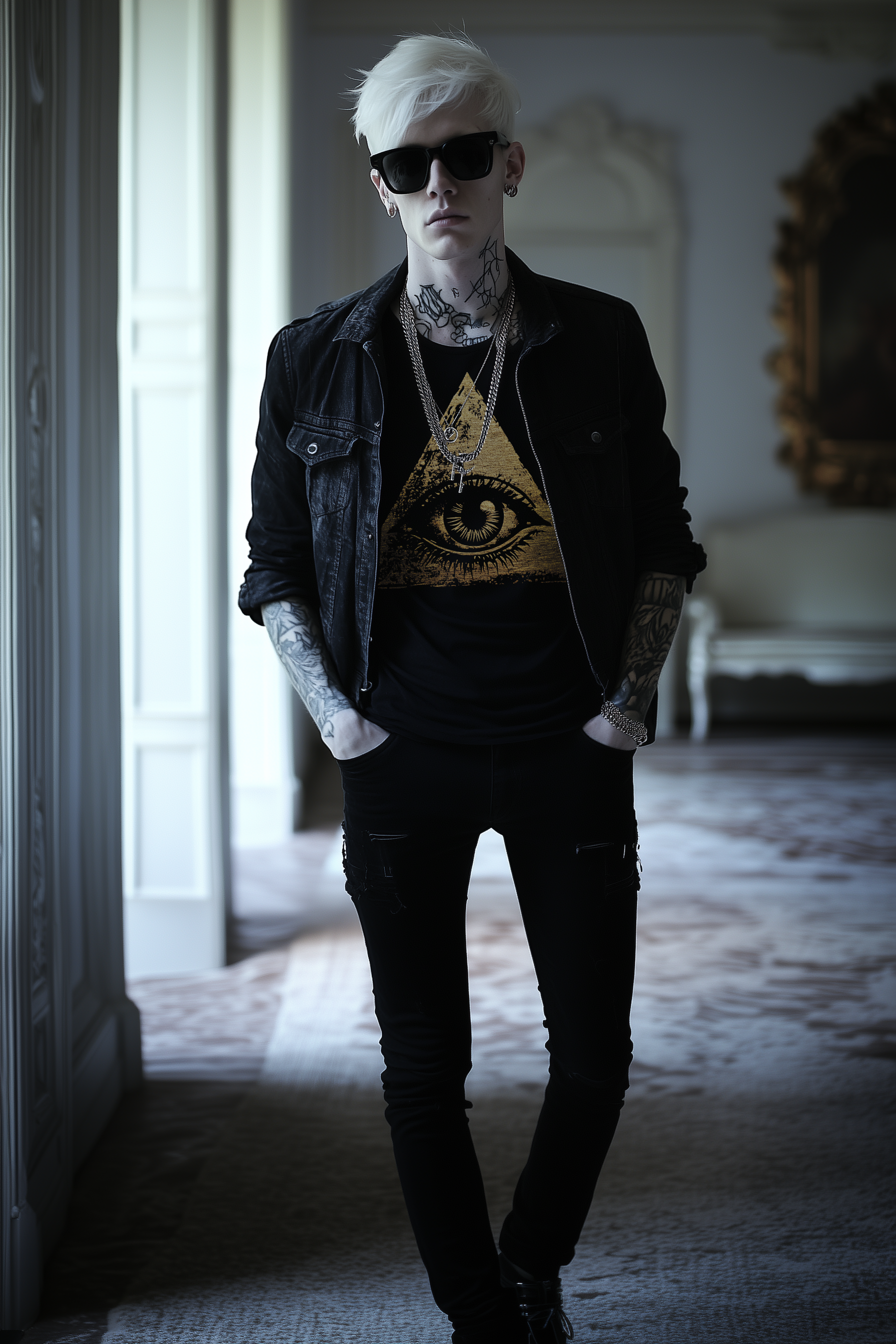 THE EYE OF DARIUS - Mens Black Tee
