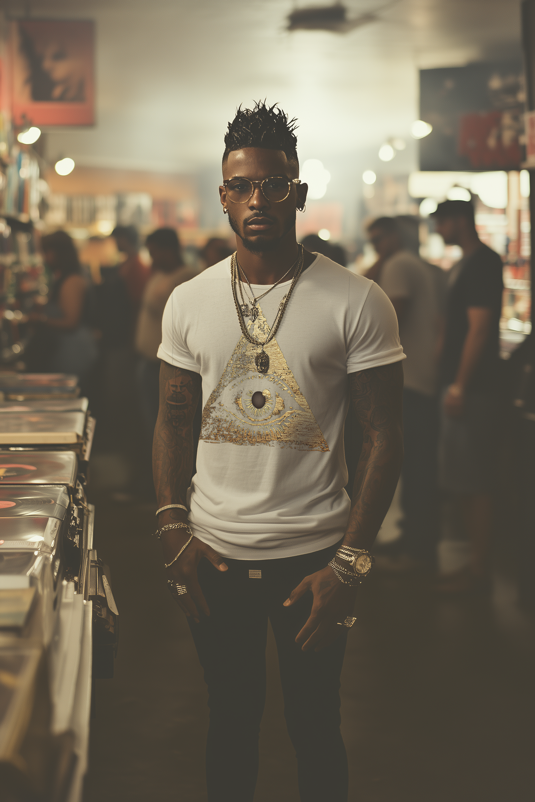 THE EYE OF DARIUS - Mens White Tee