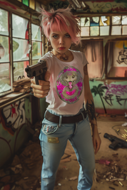 DEADLY VIPER CLUB - Womens White Tee