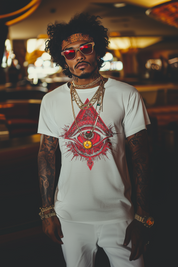 THE EYE OF GEORGE - Mens White Tee