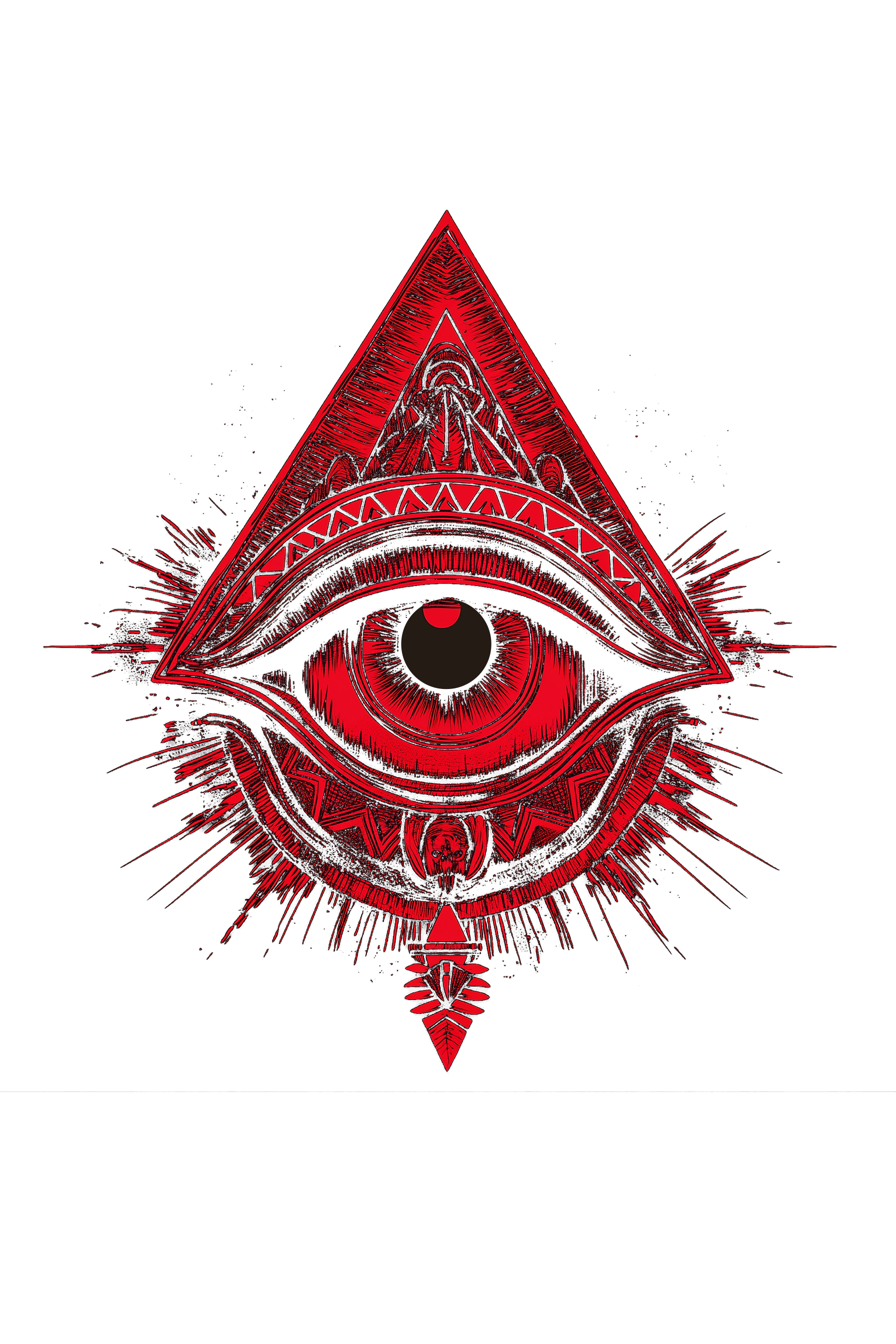 THE EYE OF GEORGE - Mens White Tee