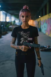 GOOD DOGGIE - Womens Black Tee