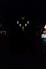 GURU NECKLACE - Womens Black Tee