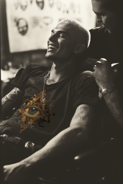 THE EYE OF TYRON - Mens Black Tee