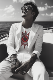 THE EYE OF CHANCE - Mens White Tee