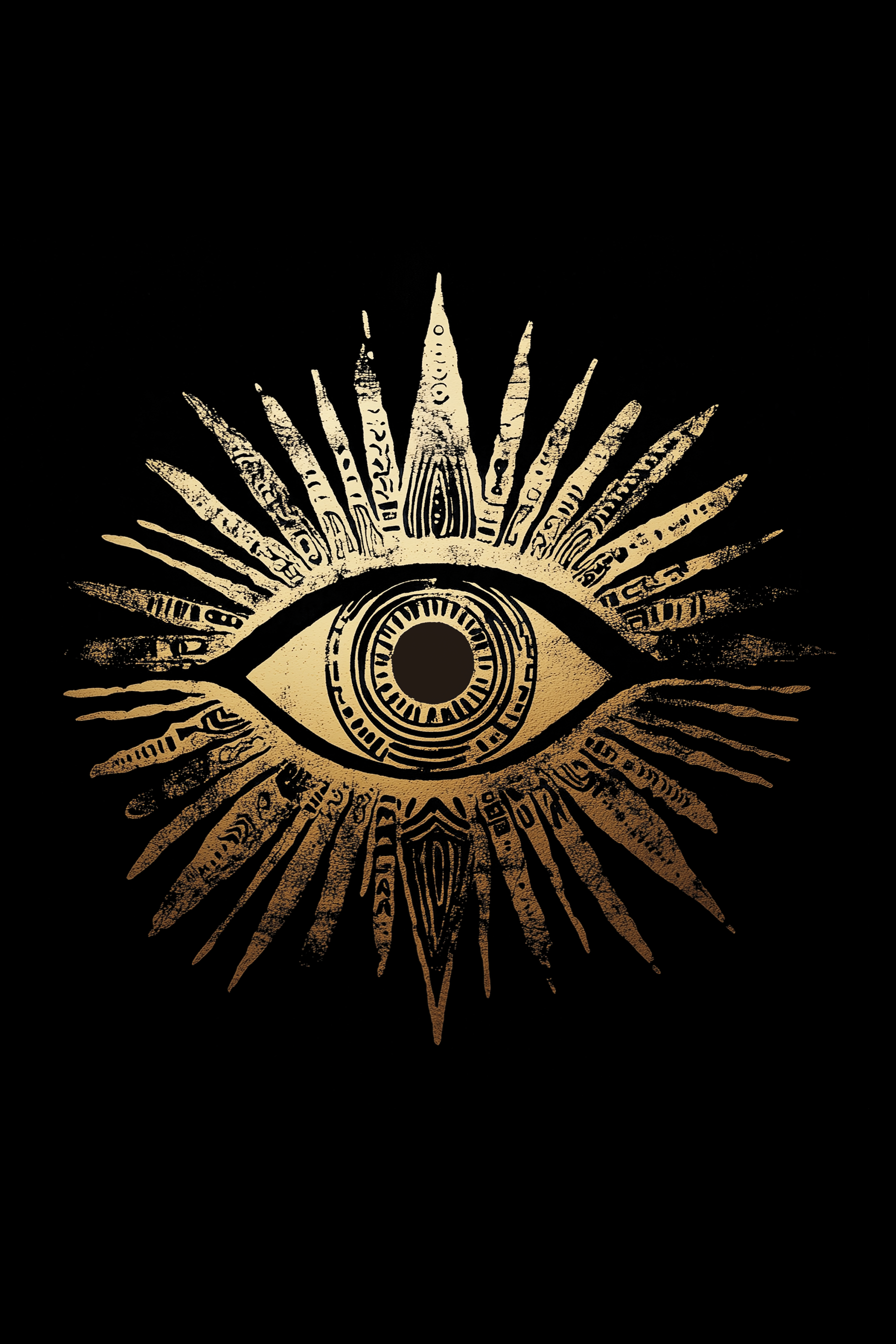 THE EYE OF JADA - Womens Black Tee