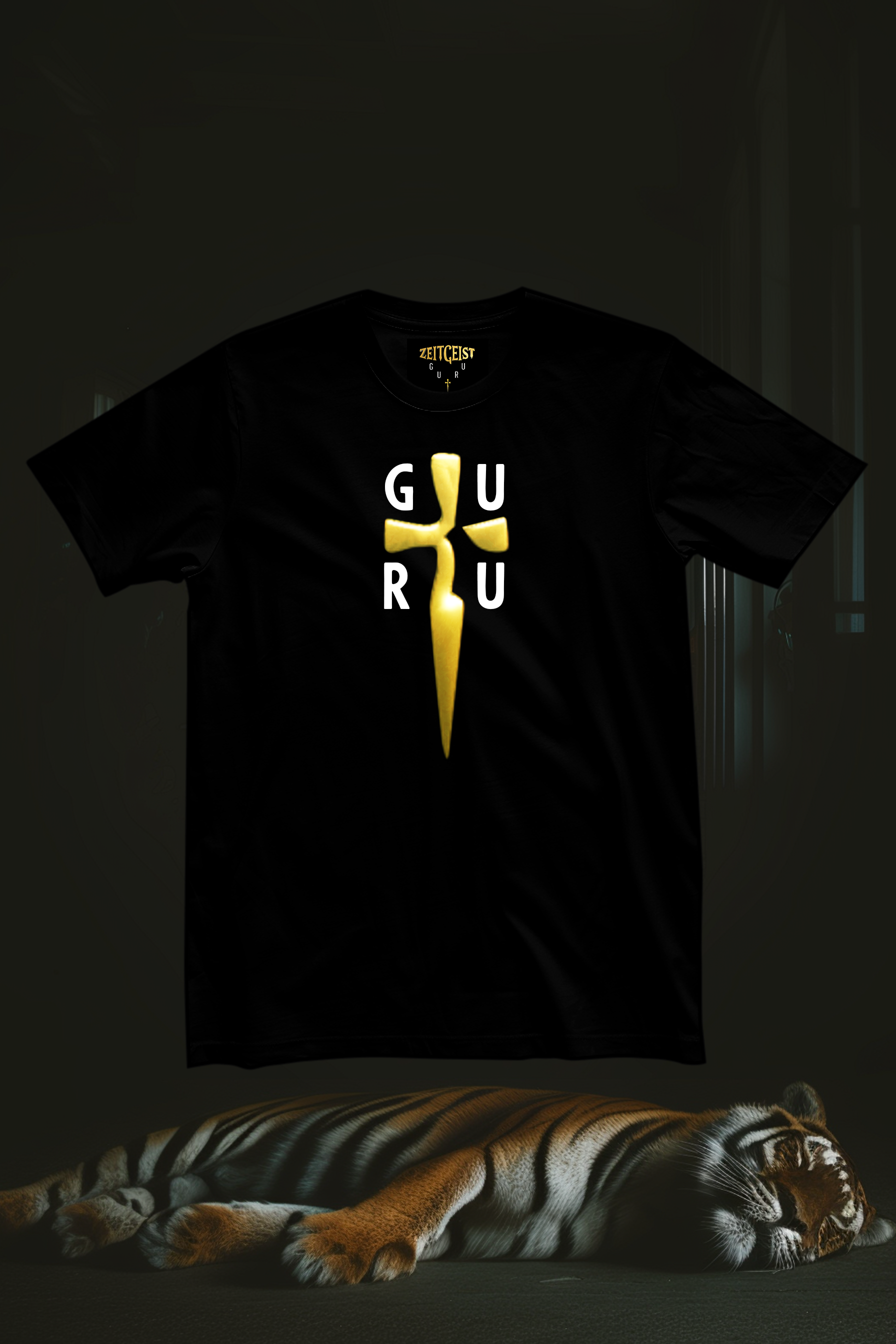 GURU BLADE - Womens Black Tee