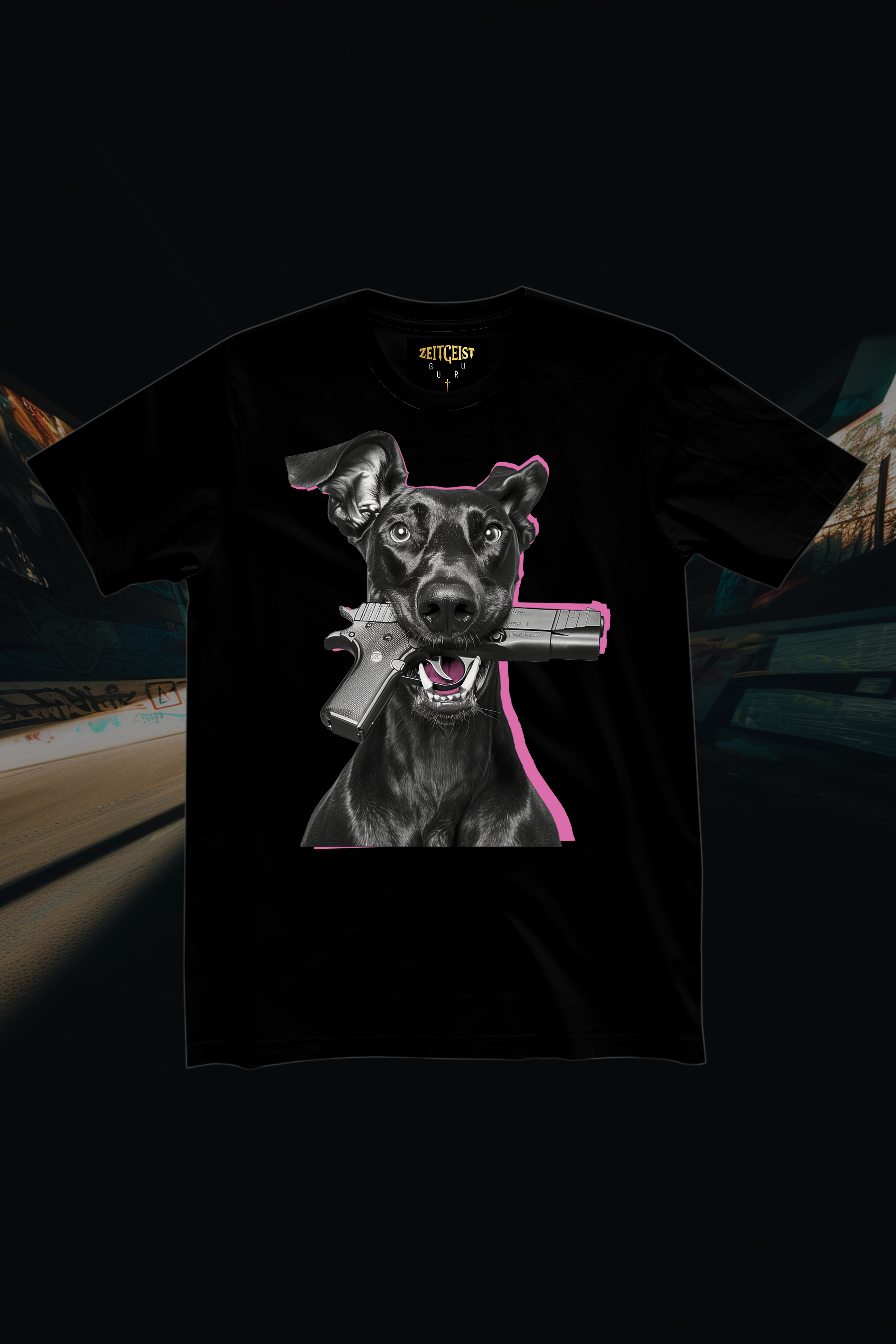 GOOD DOGGIE - Womens Black Tee