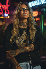 THE EYE OF MAEVE - Womens Black Tee