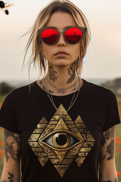 THE EYE OF MAEVE - Womens Black Tee