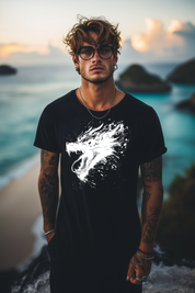 FIERCE DRAGON - Mens Black Tee