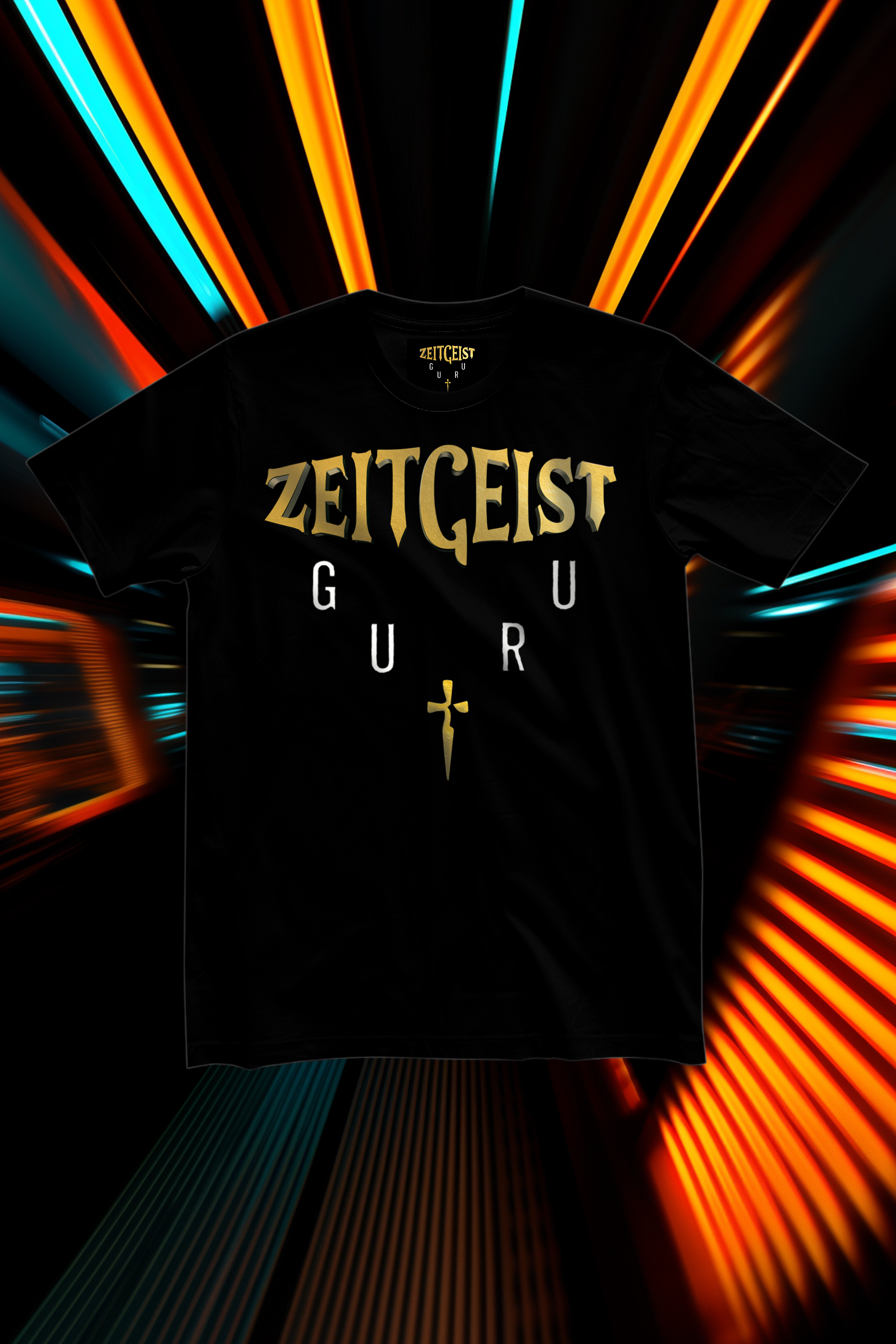 FULL LOGO - Womens Black Tee