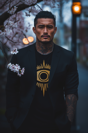 THE EYE OF PRINCE - Mens Black Tee