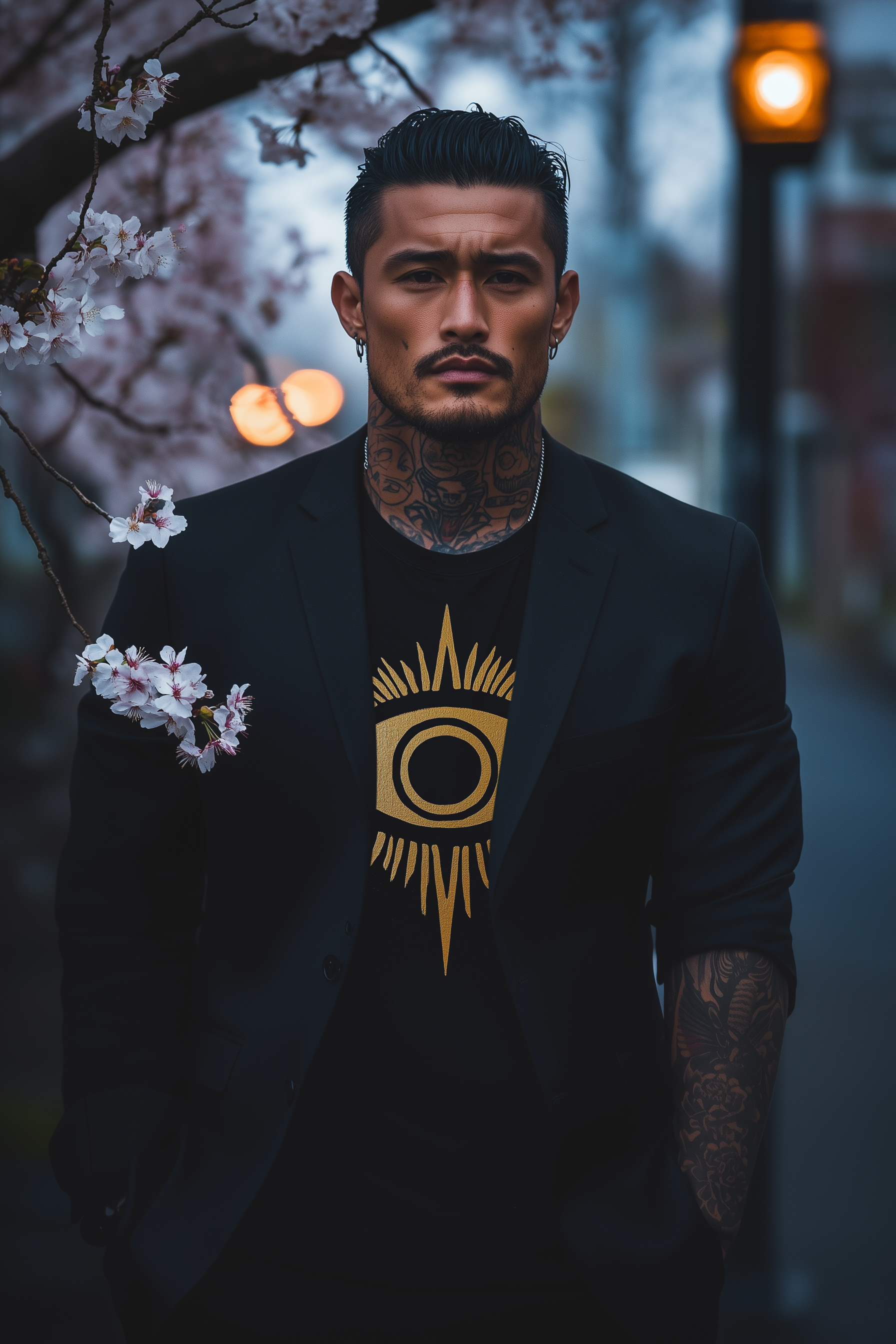 THE EYE OF PRINCE - Mens Black Tee