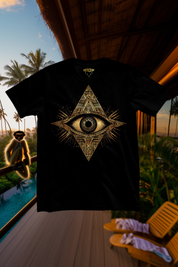 THE EYE OF RIA - Womens Black Tee