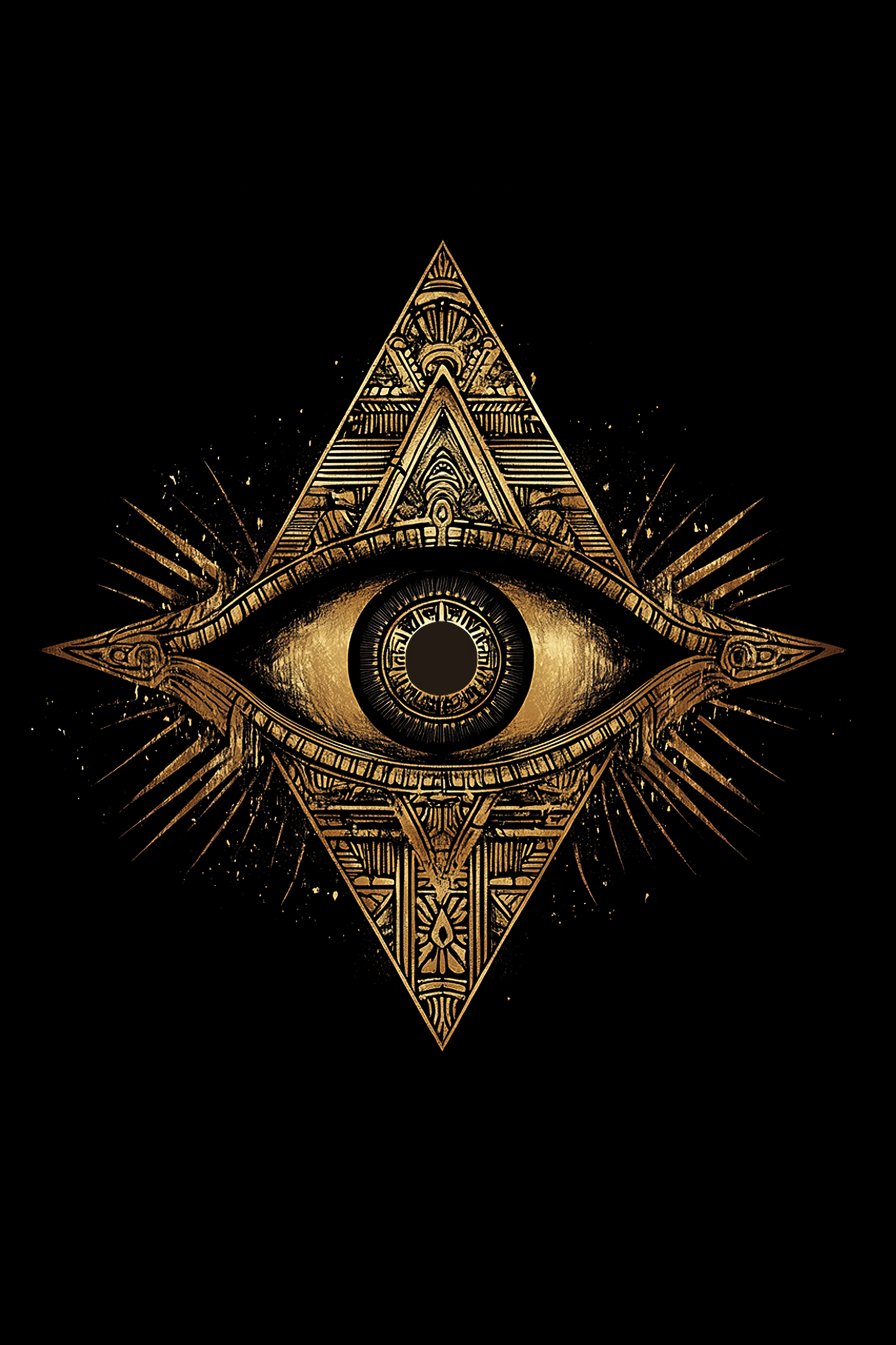 THE EYE OF RIA - Womens Black Tee