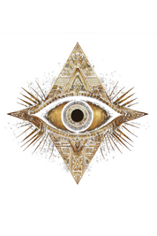 THE EYE OF RIA - Womens White Tee