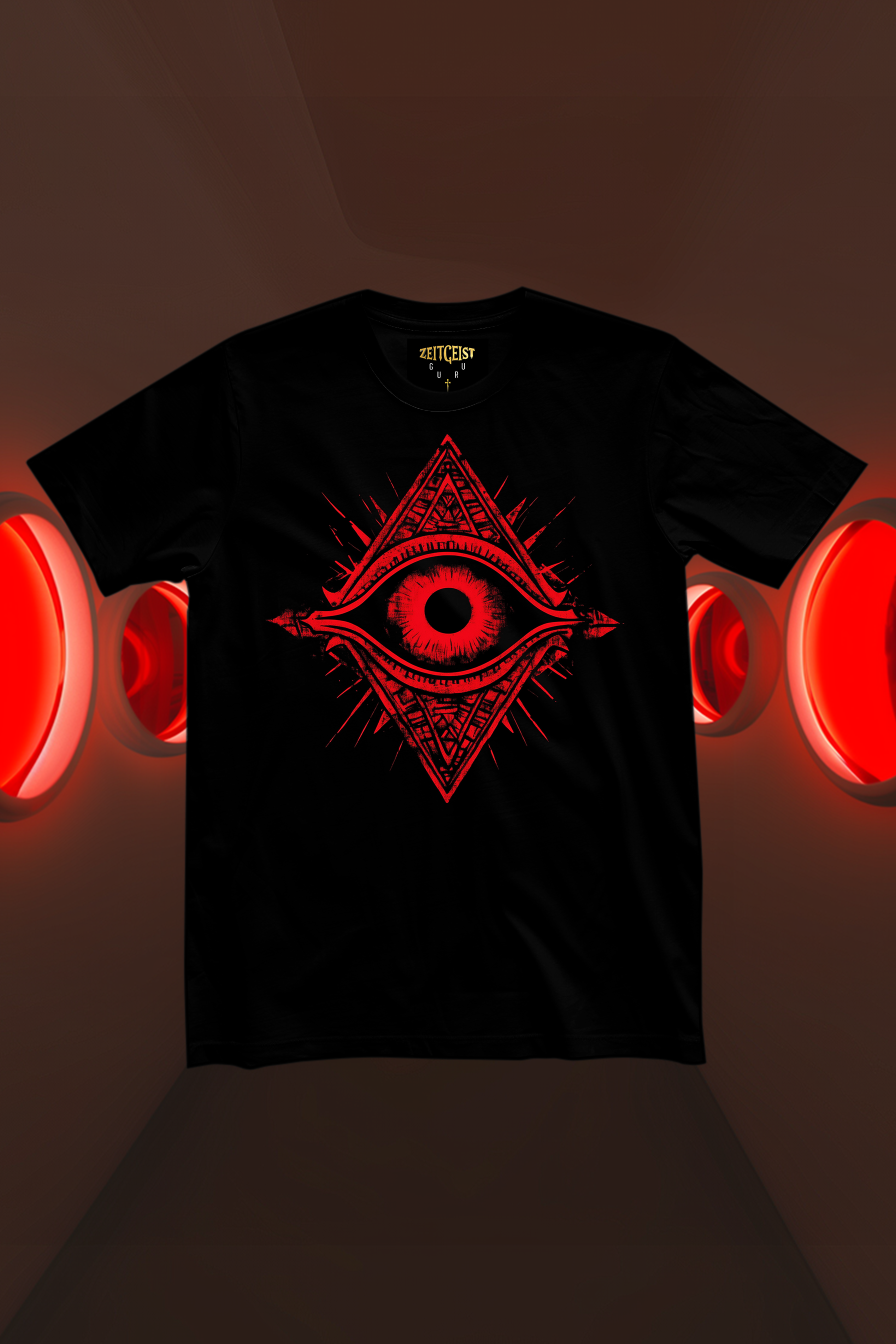 THE EYE OF RUBY - Womens Black Tee