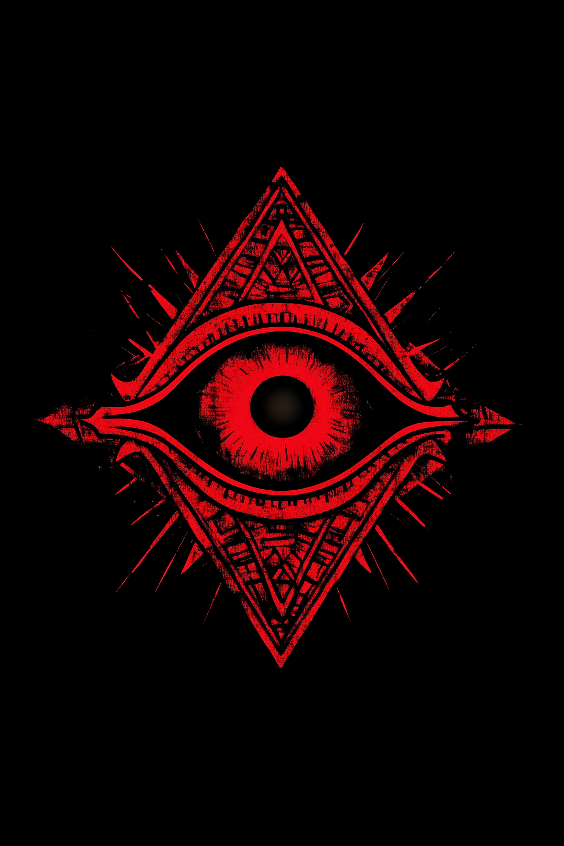 THE EYE OF RUBY - Womens Black Tee