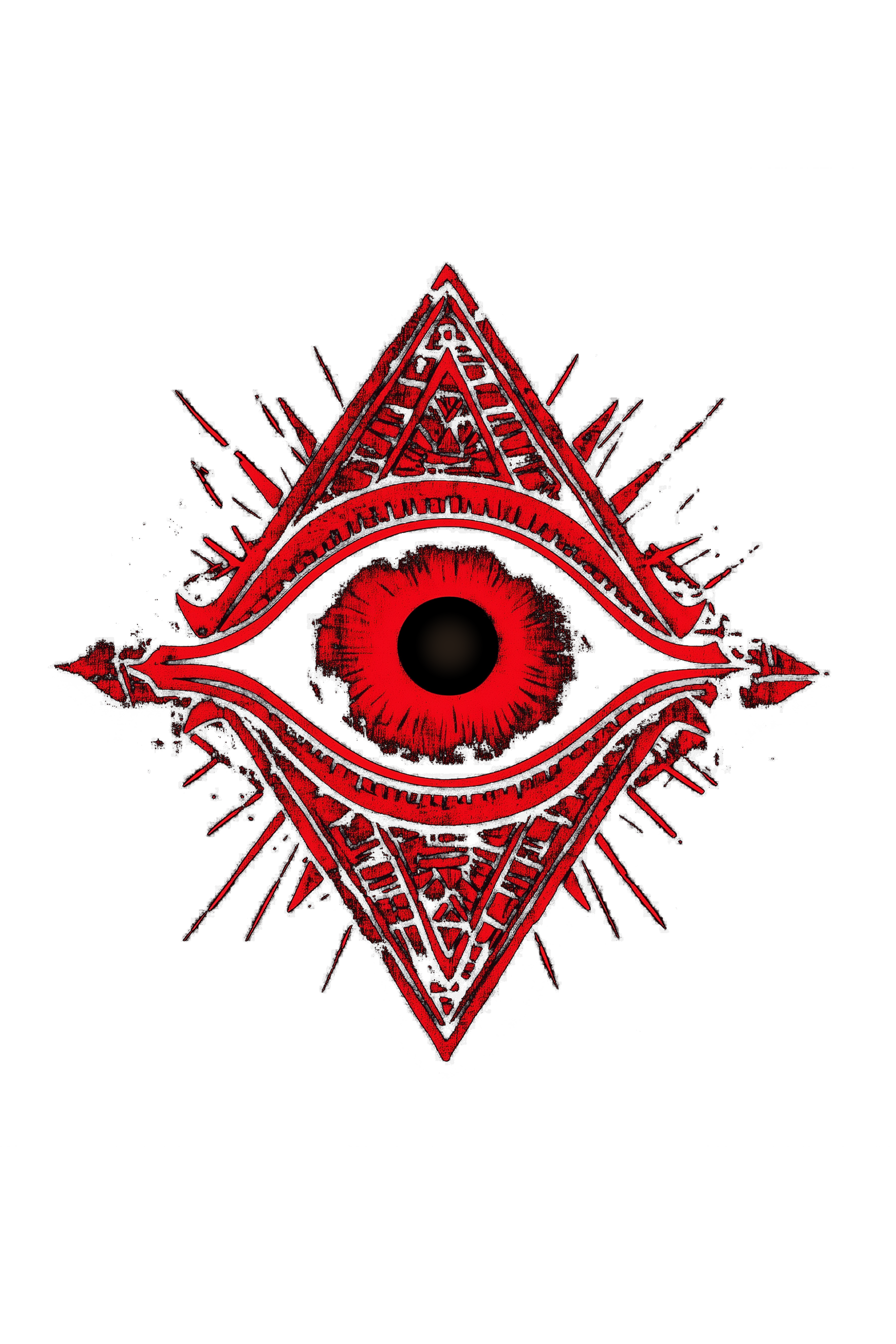 THE EYE OF RUBY - Womens White Tee