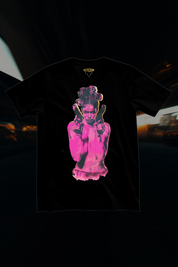 GUN'S UP GIRLFRIEND - Womens Black Tee