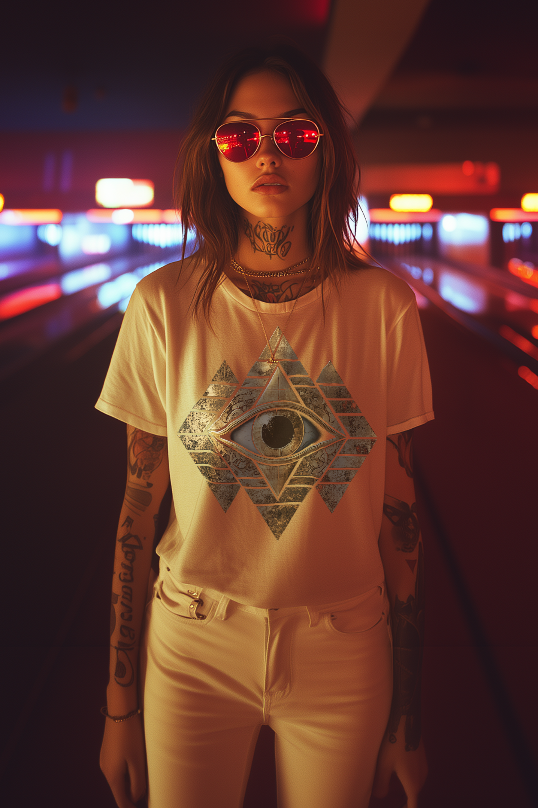 THE EYE OF MAEVE - Womens White Tee