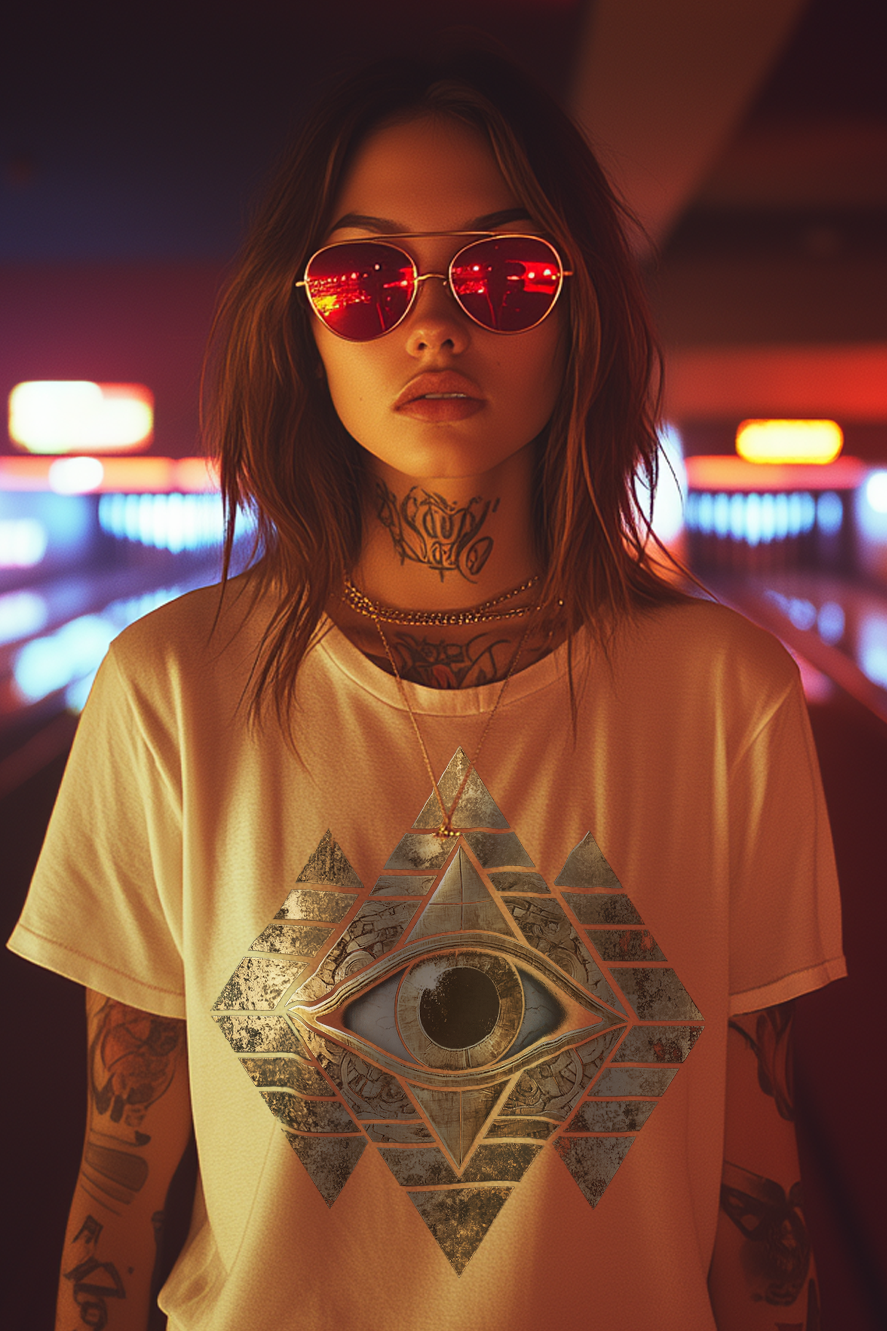 THE EYE OF MAEVE - Womens White Tee