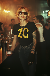 ZG LOGO - Womens Black Tee