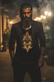 THE EYE OF TYRON - Mens Black Tee