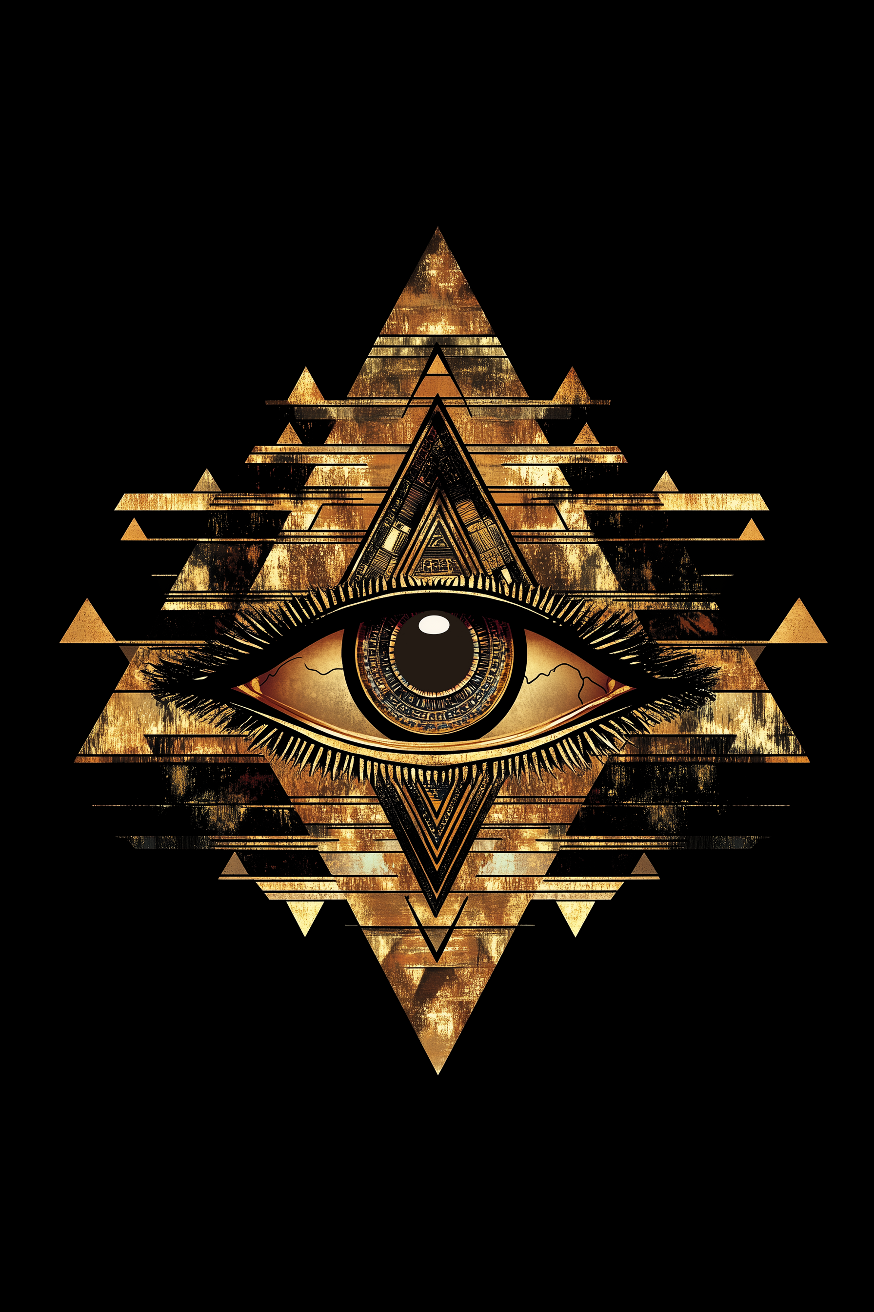 THE EYE OF TYRON - Mens Black Tee