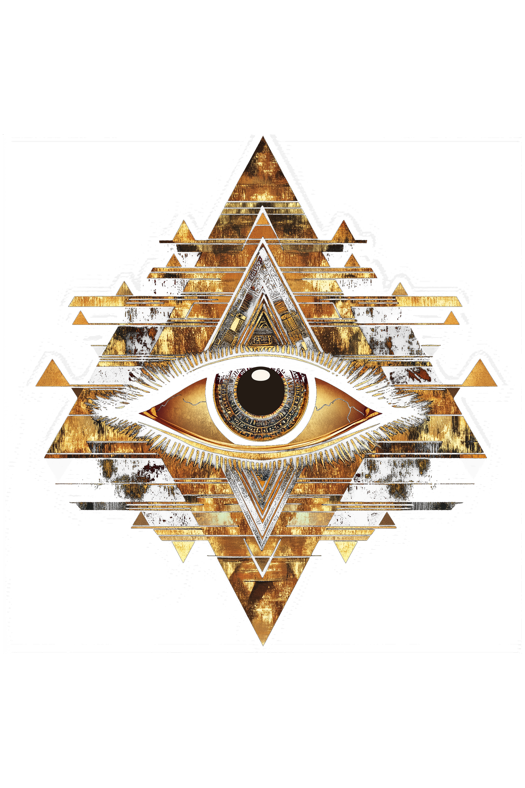 THE EYE OF TYRON - Mens White Tee