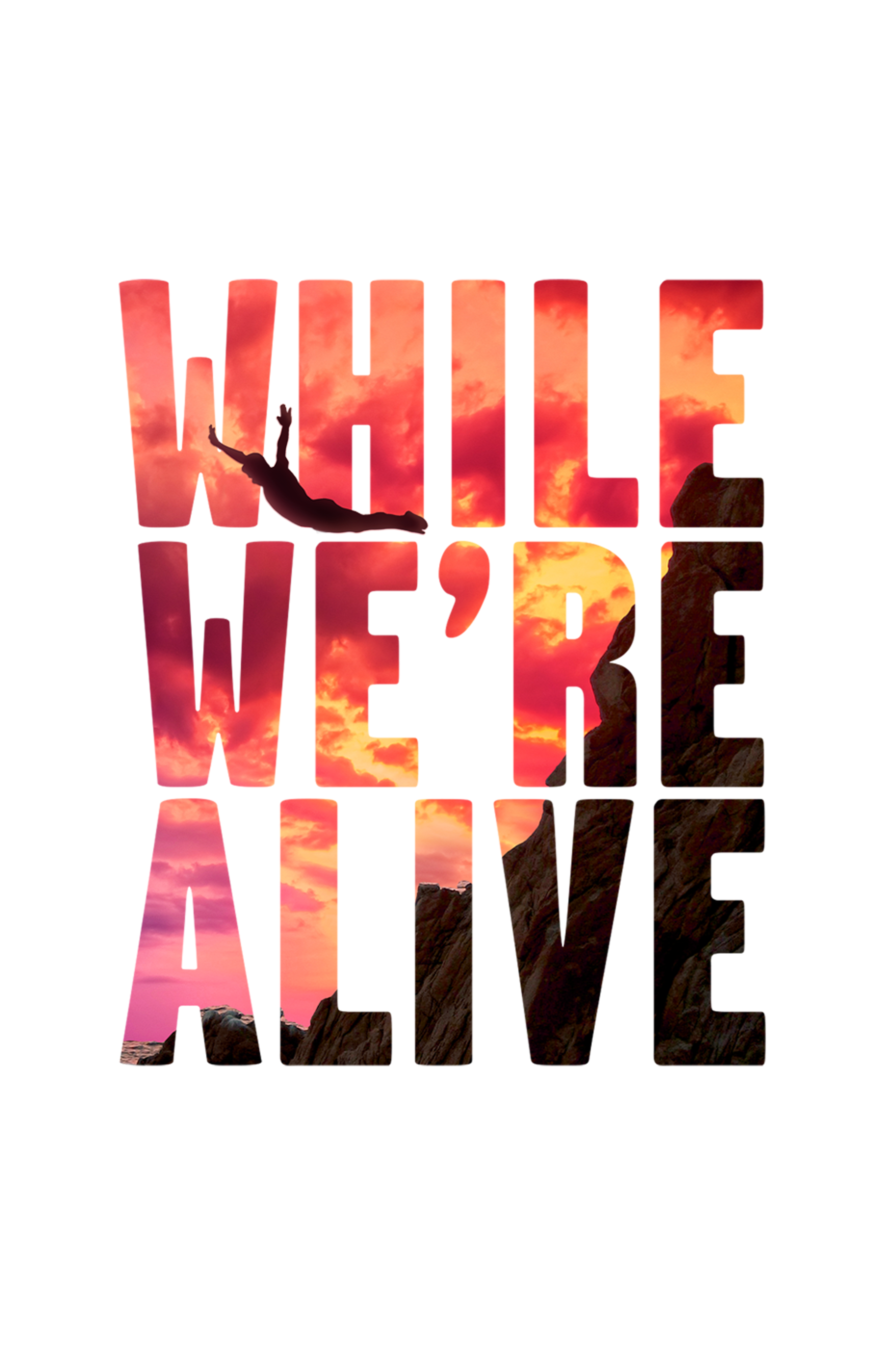 WHILE WE'RE ALIVE - Womens White Tee