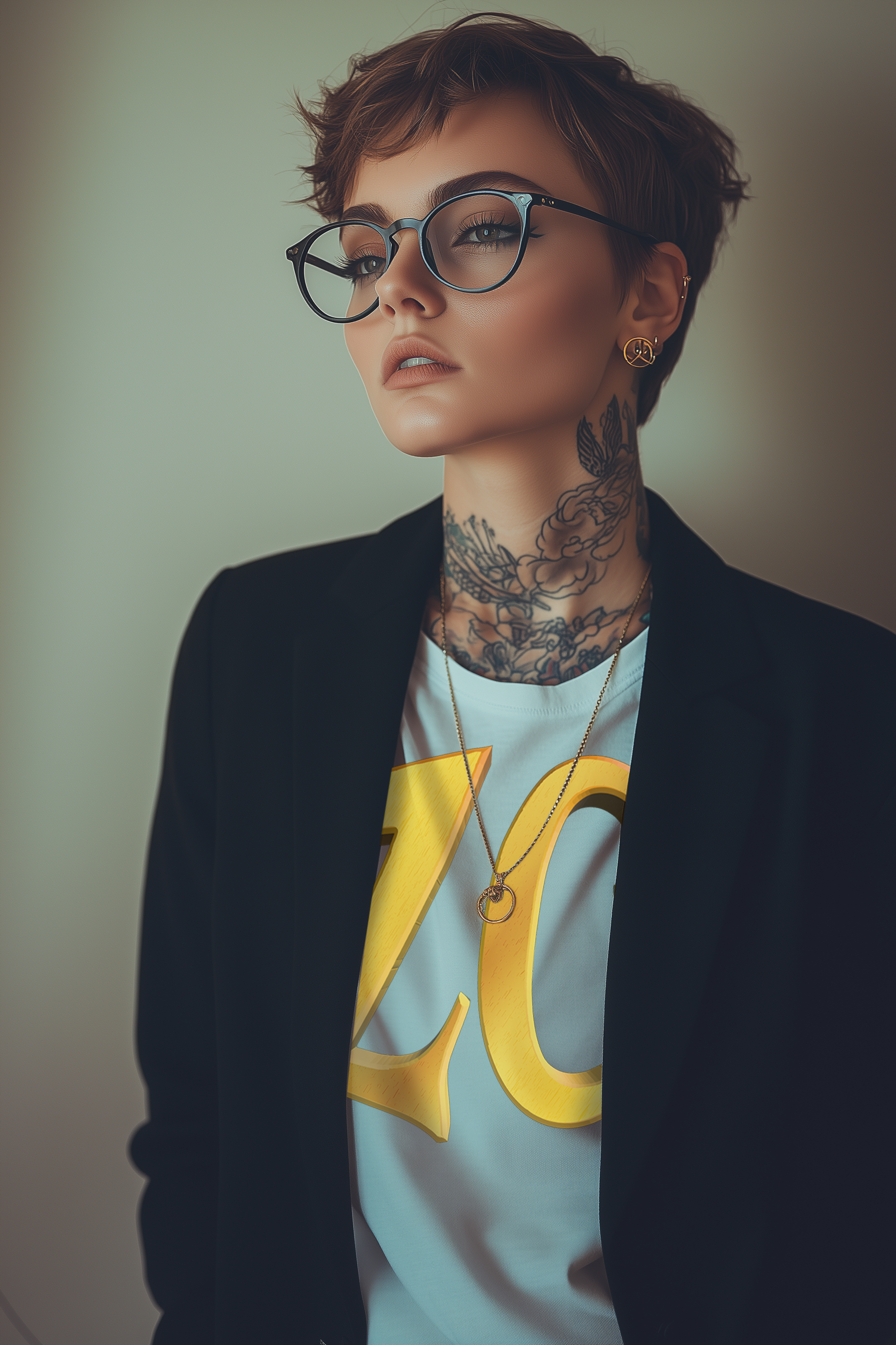 ZG LOGO - Womens White Tee