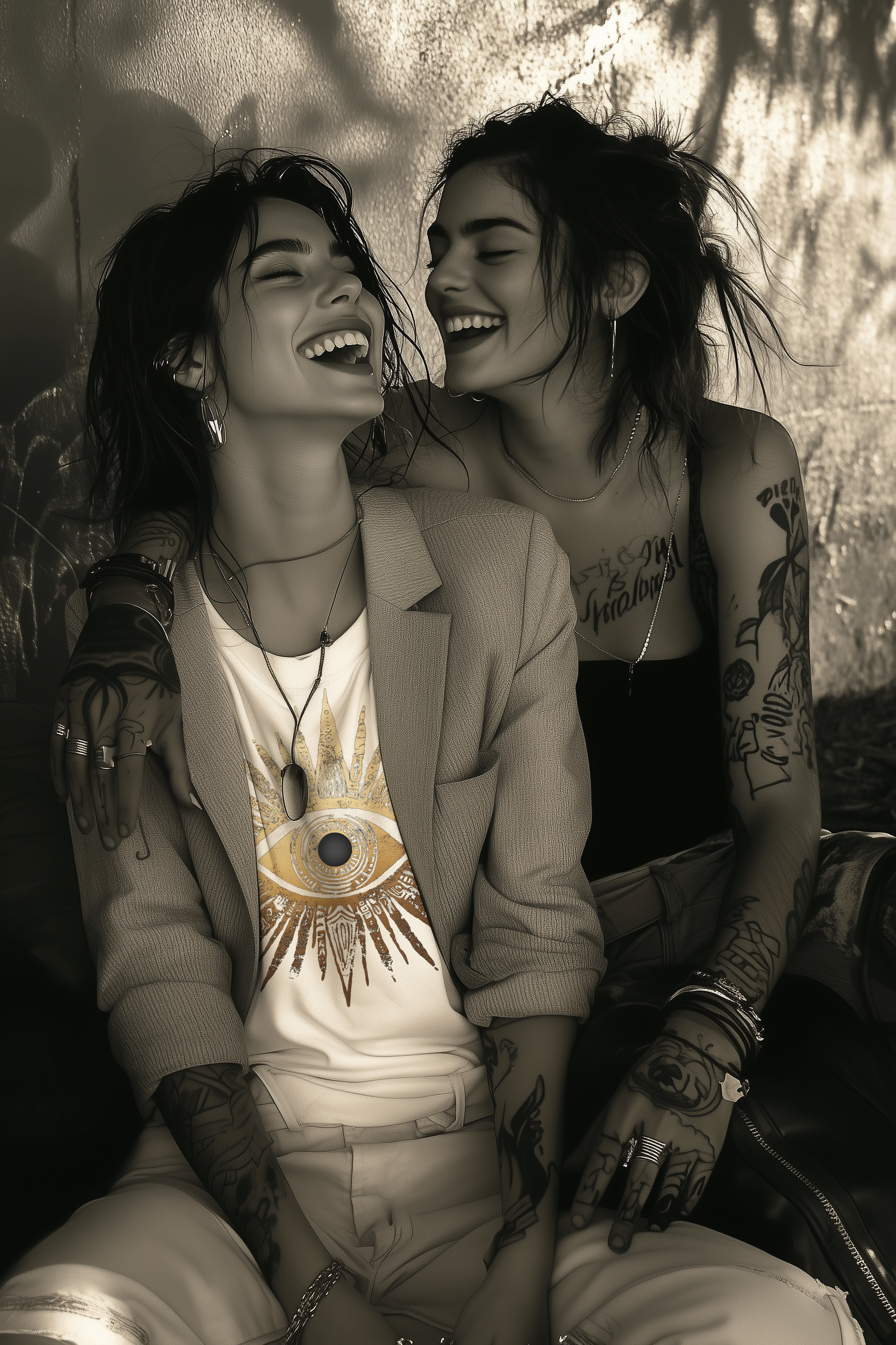 THE EYE OF JADA - Womens White Tee